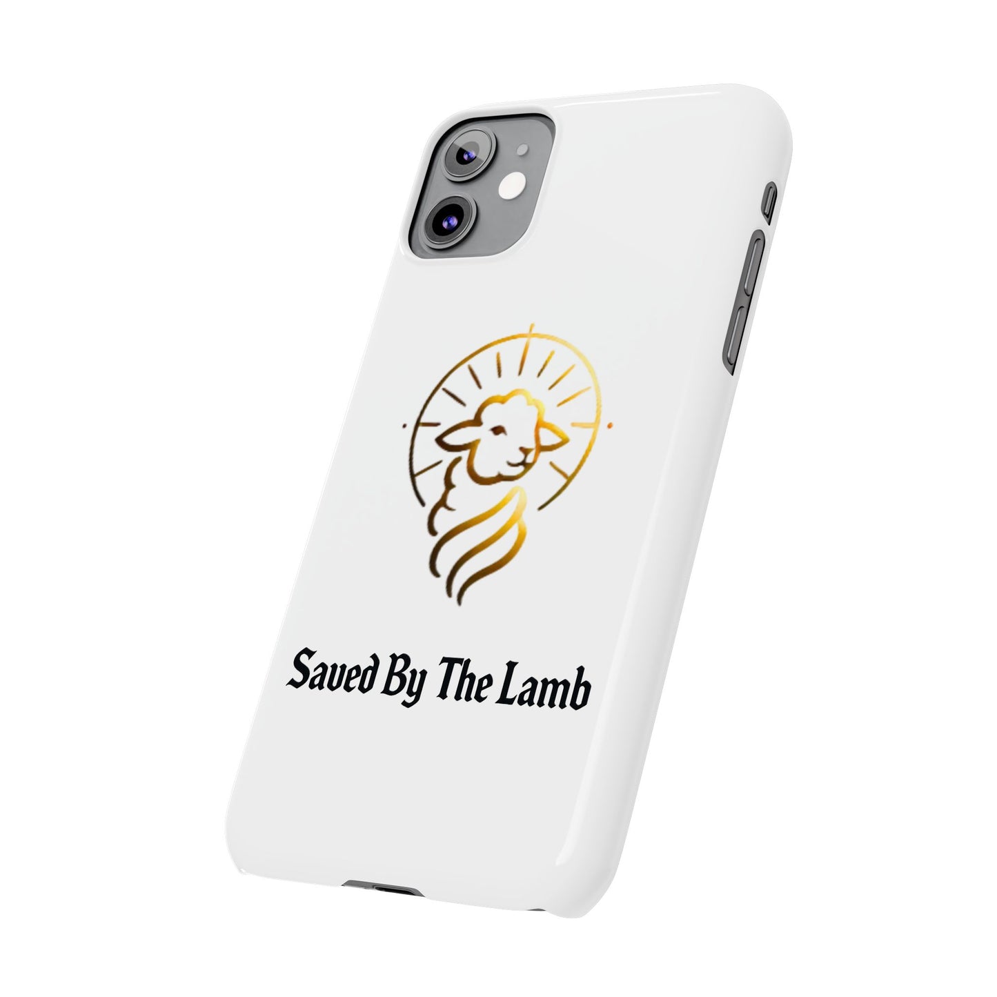 Saved By The Lamb Phone Case