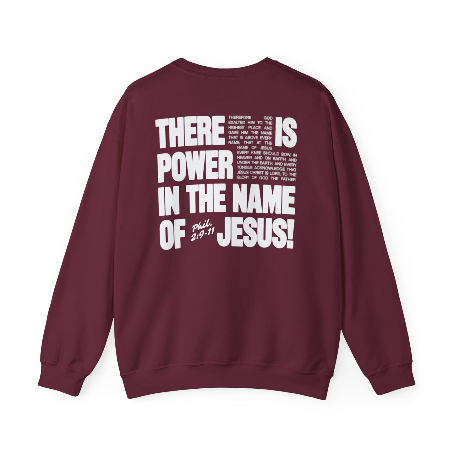 POWER IN THE NAME OF JESUS Crew-Neck