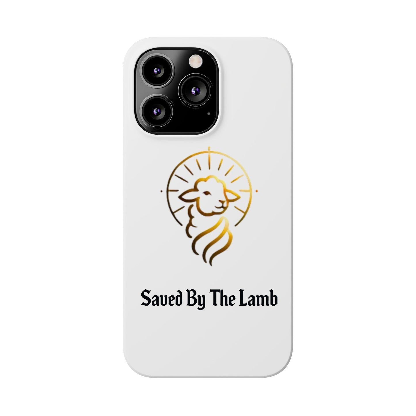 Saved By The Lamb Phone Case