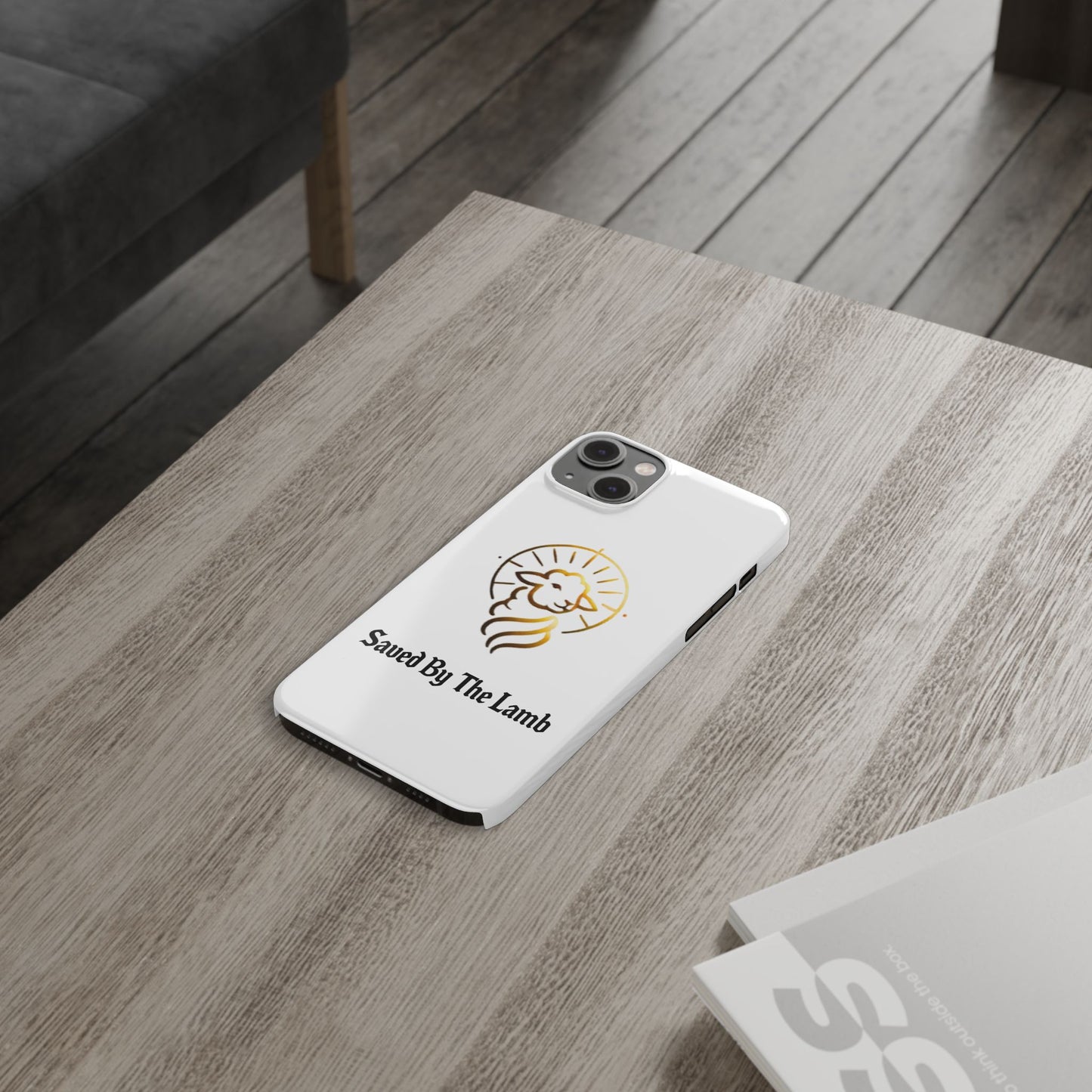 Saved By The Lamb Phone Case