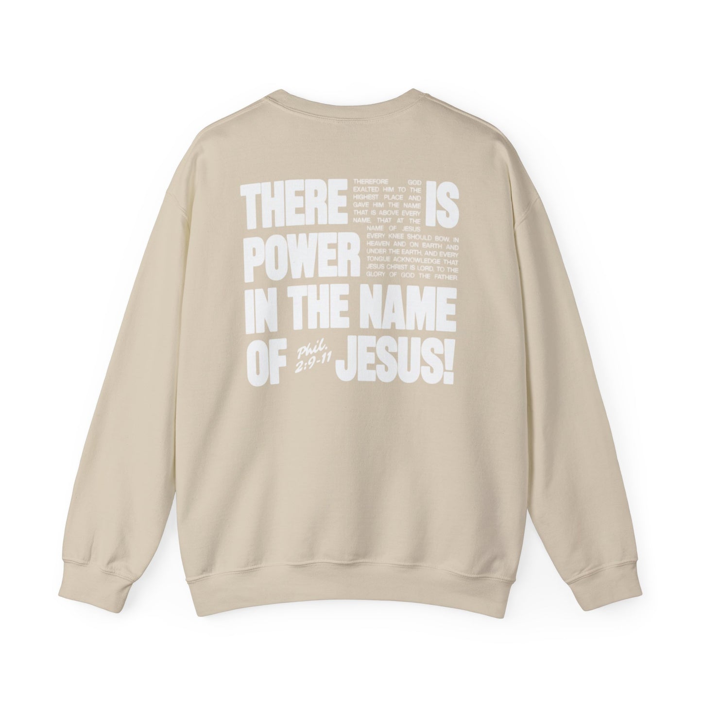 POWER IN THE NAME OF JESUS Crew-Neck