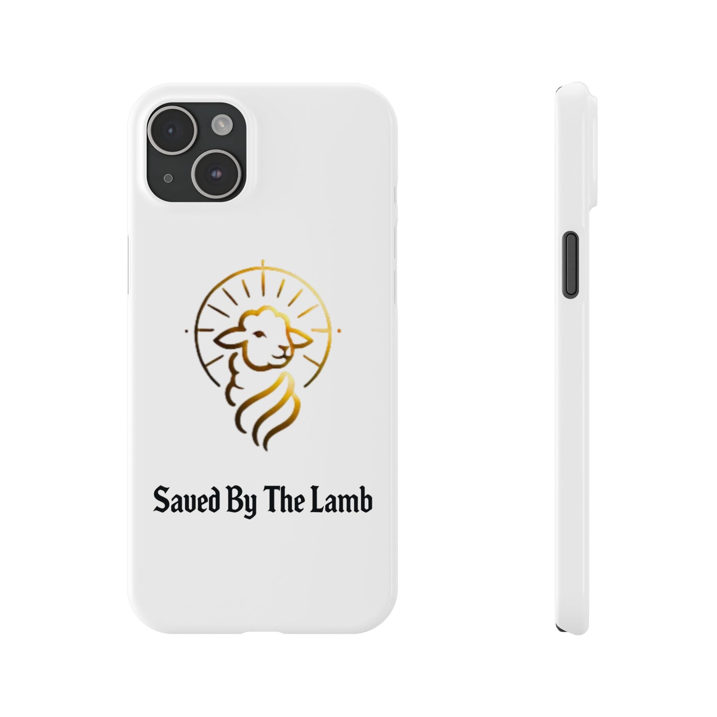 Saved By The Lamb Phone Case