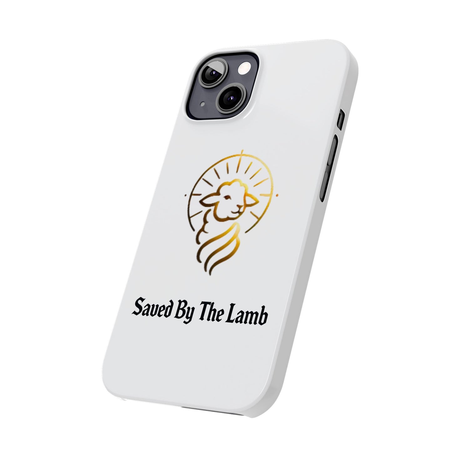 Saved By The Lamb Phone Case
