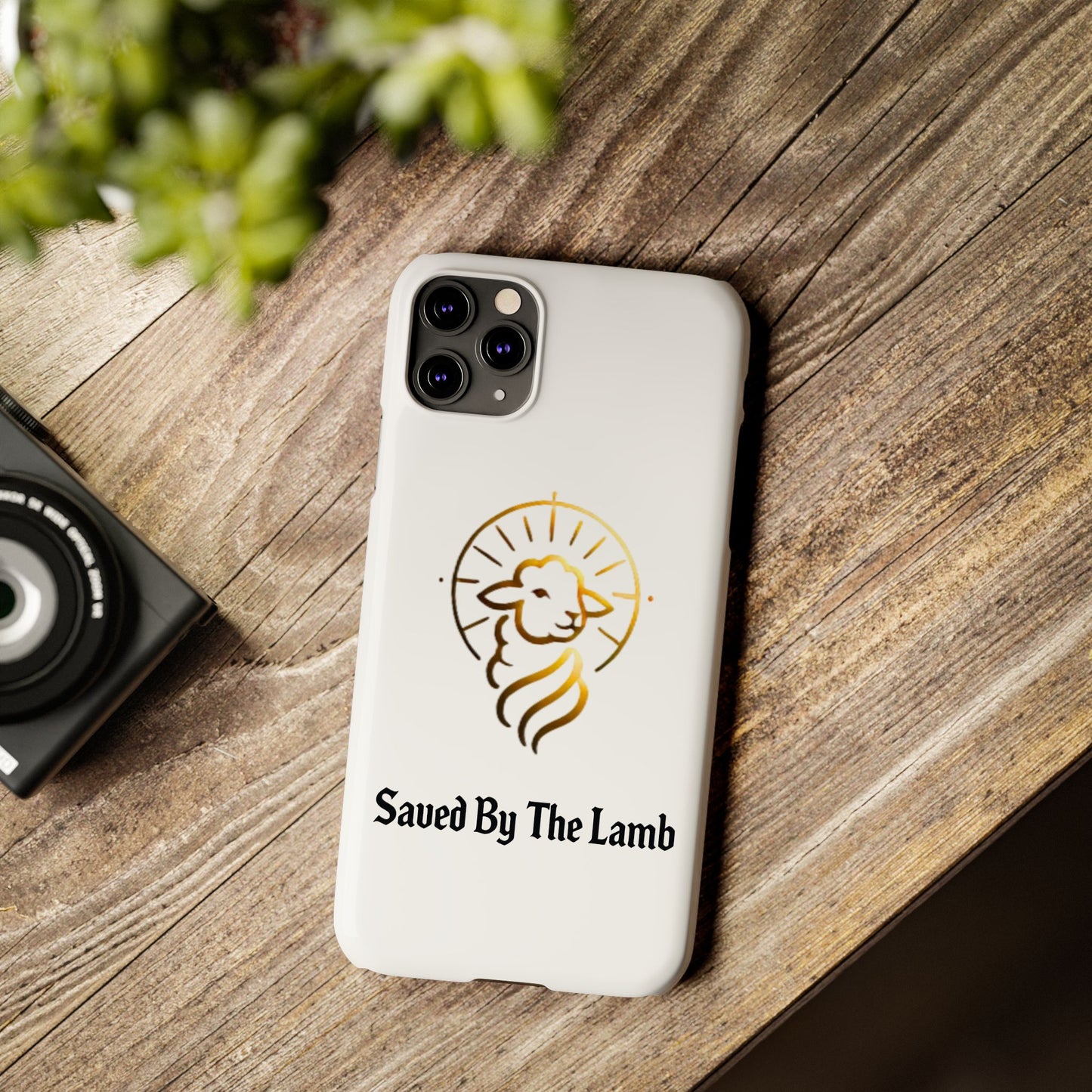 Saved By The Lamb Phone Case