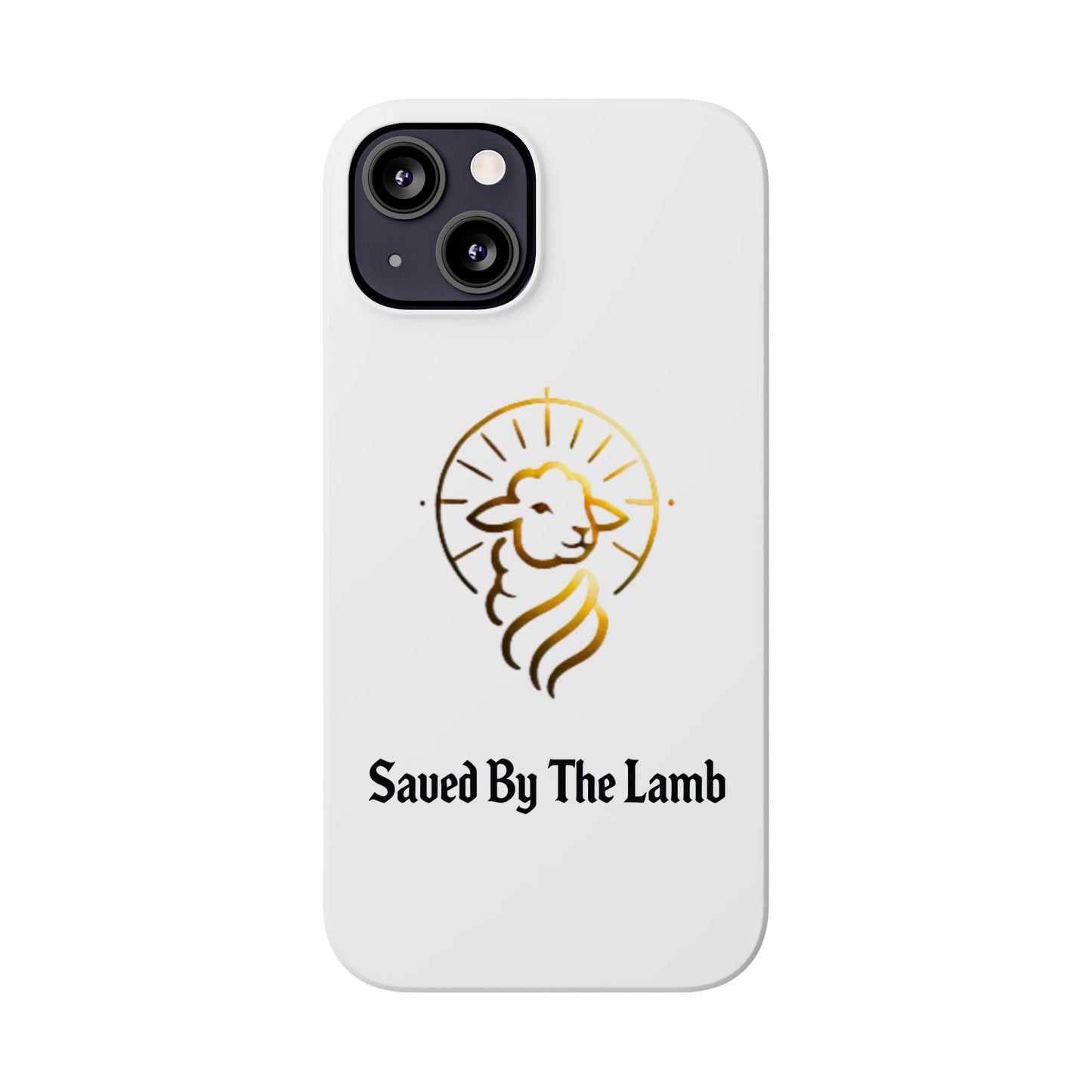 Saved By The Lamb Phone Case