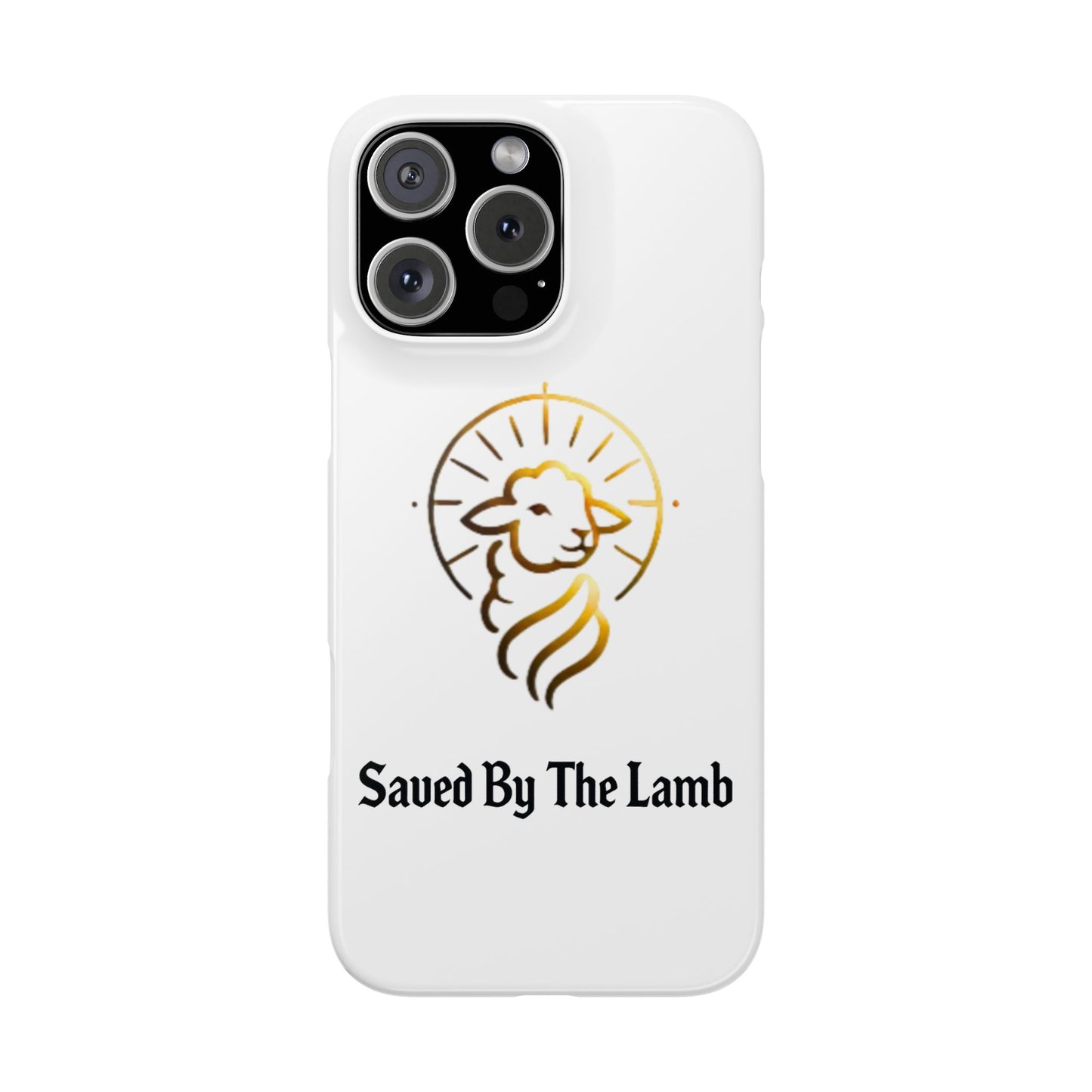 Saved By The Lamb Phone Case