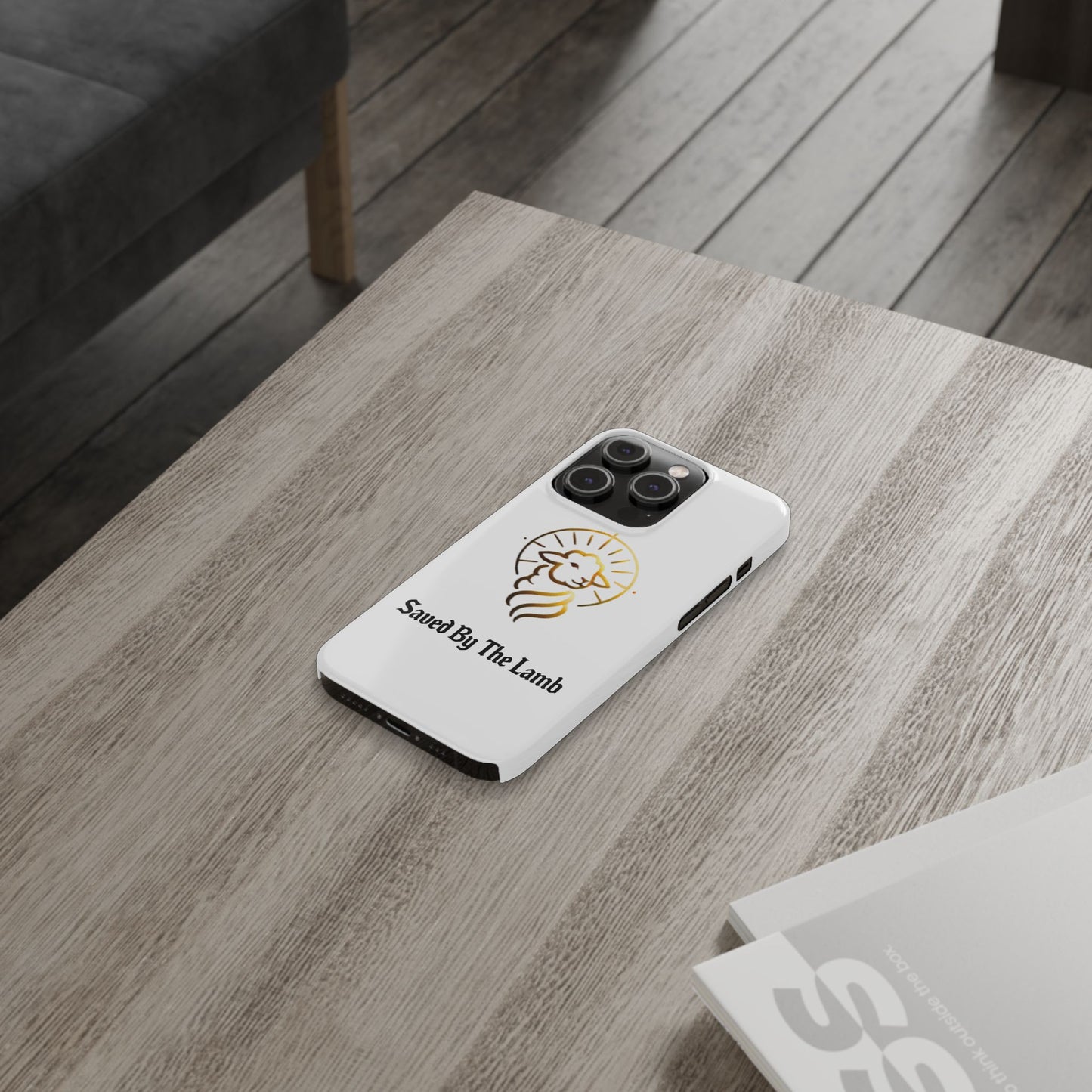 Saved By The Lamb Phone Case