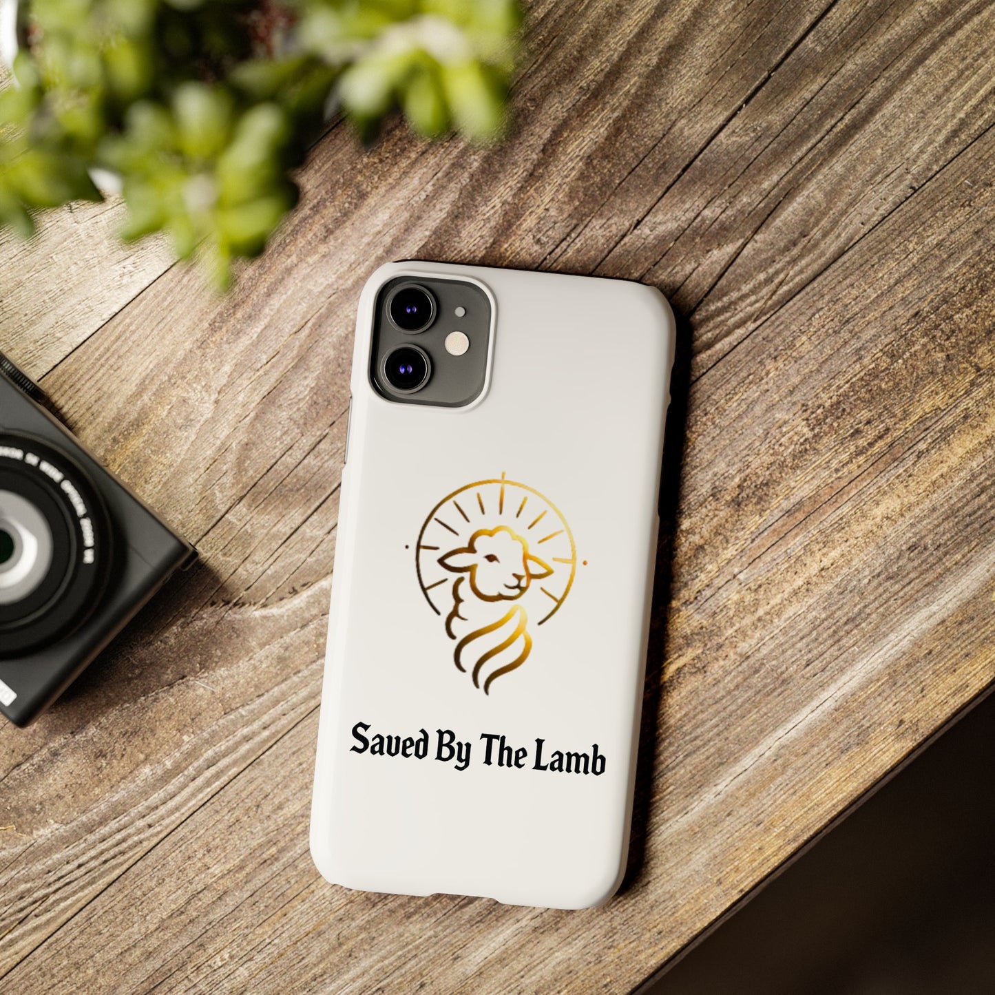 Saved By The Lamb Phone Case