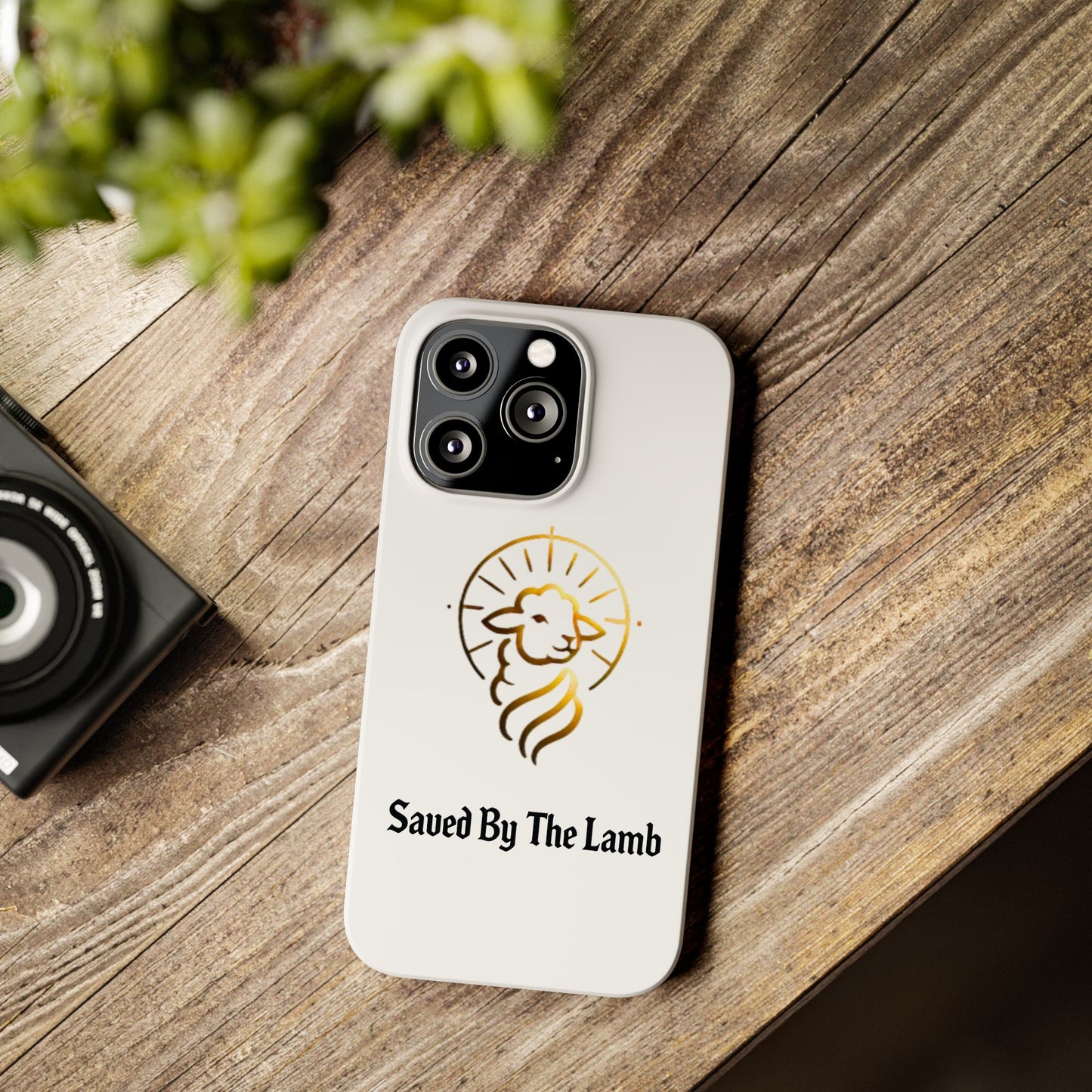 Saved By The Lamb Phone Case