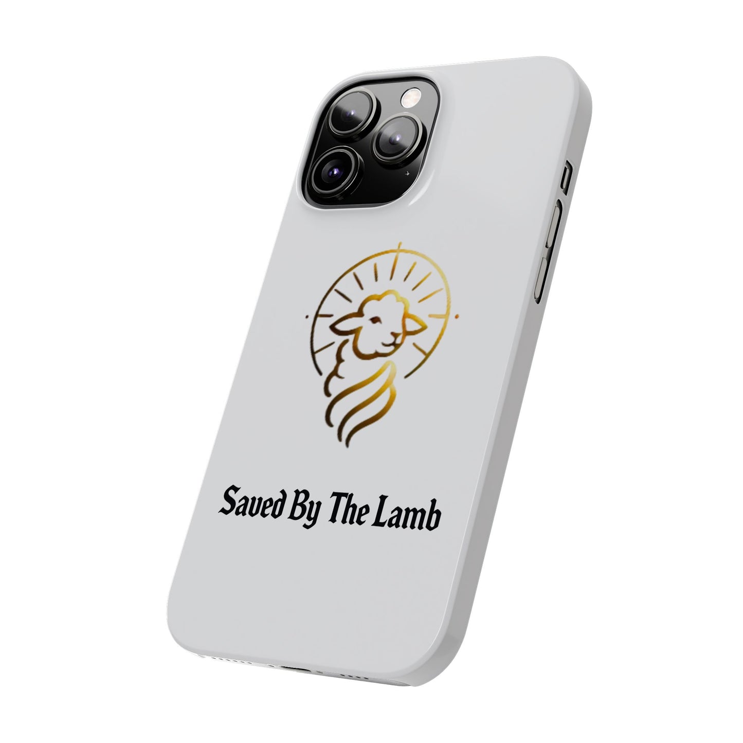 Saved By The Lamb Phone Case