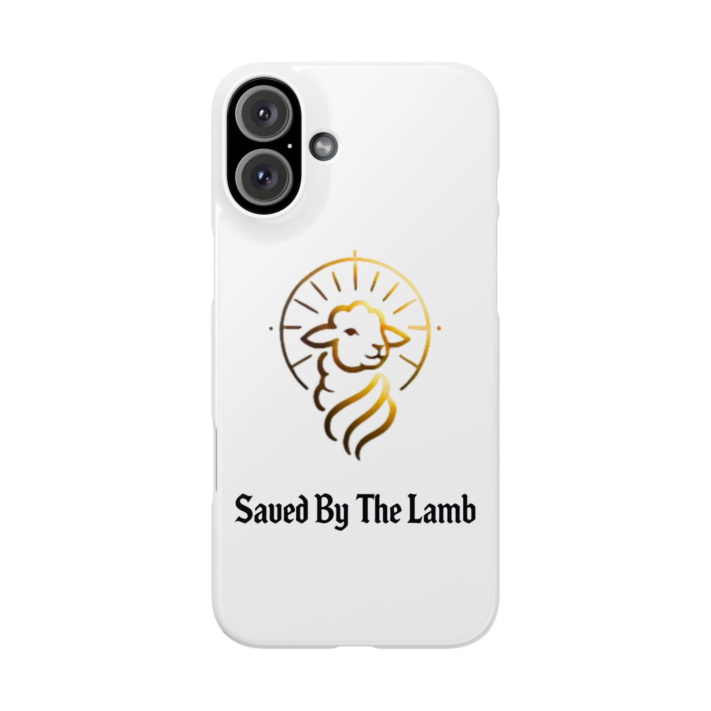 Saved By The Lamb Phone Case