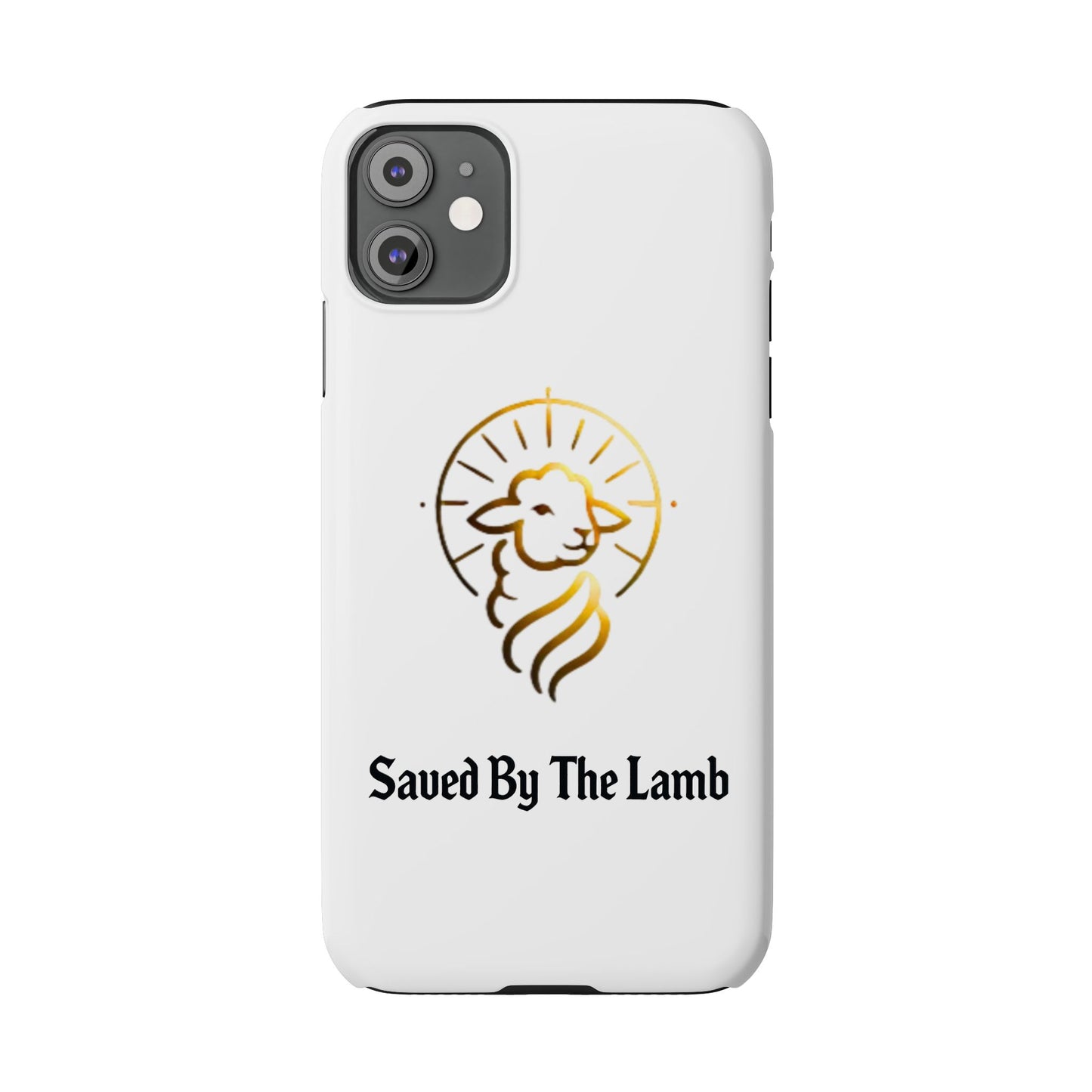 Saved By The Lamb Phone Case