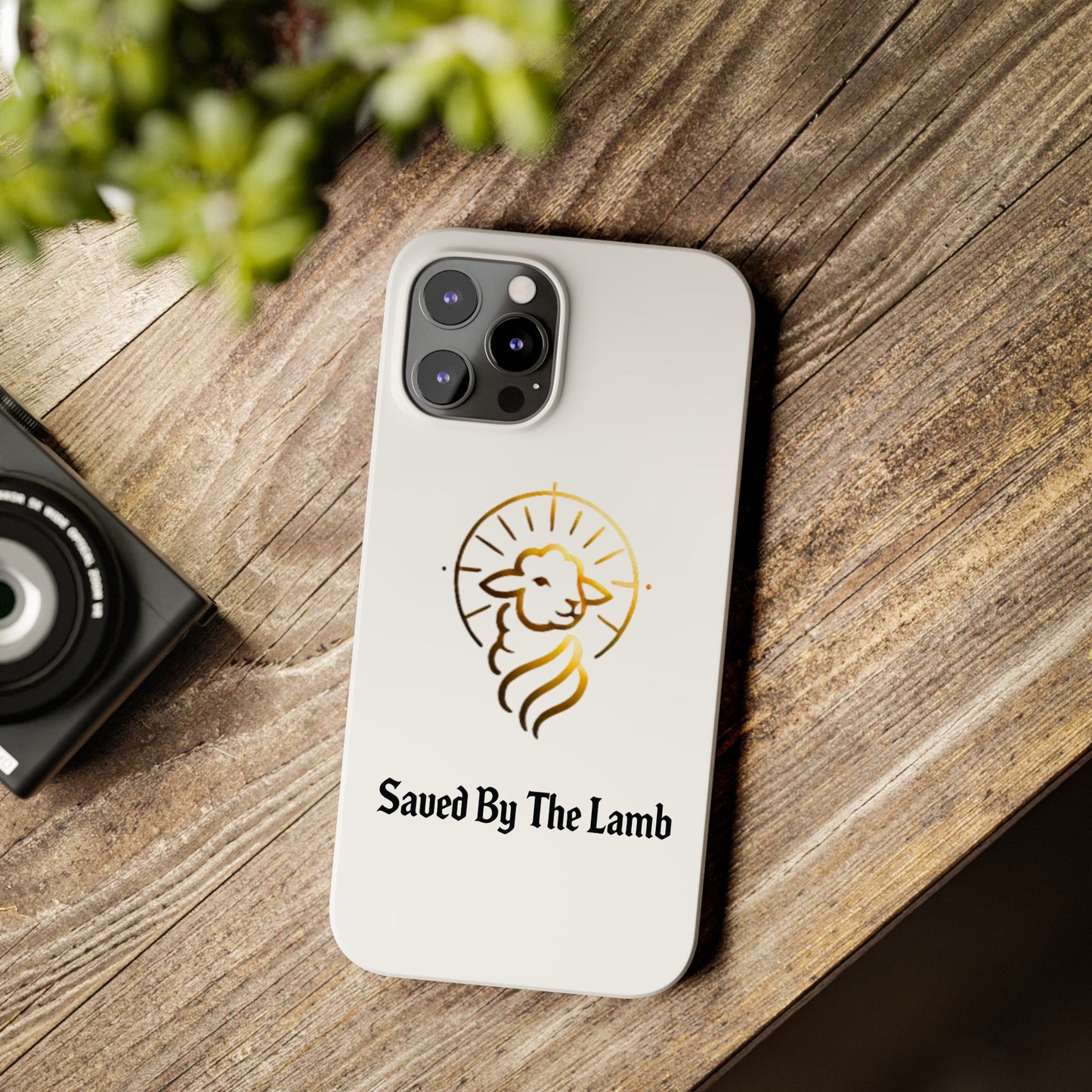 Saved By The Lamb Phone Case
