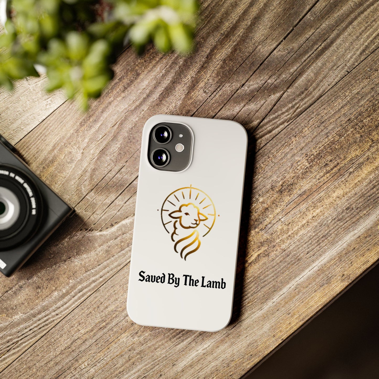 Saved By The Lamb Phone Case