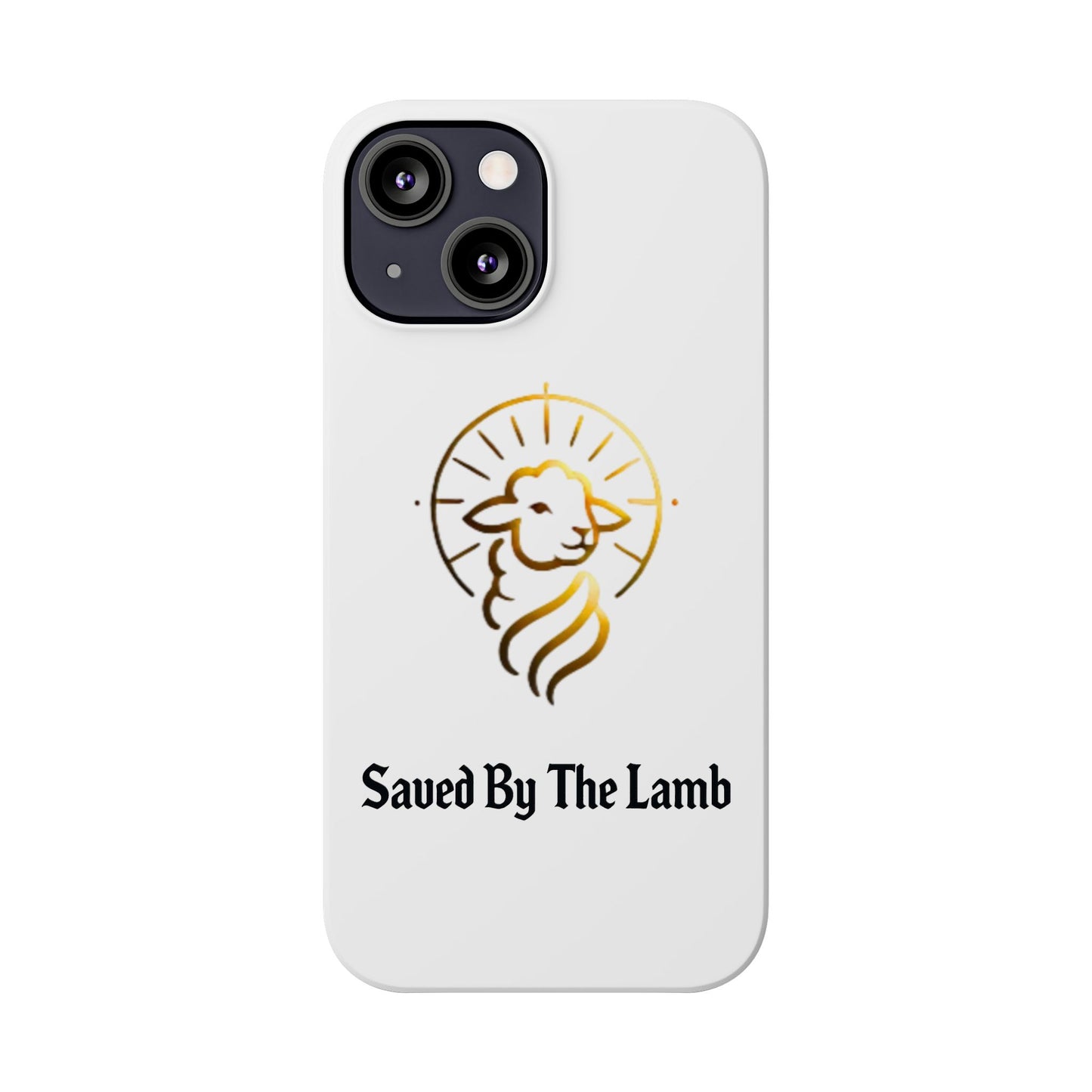 Saved By The Lamb Phone Case