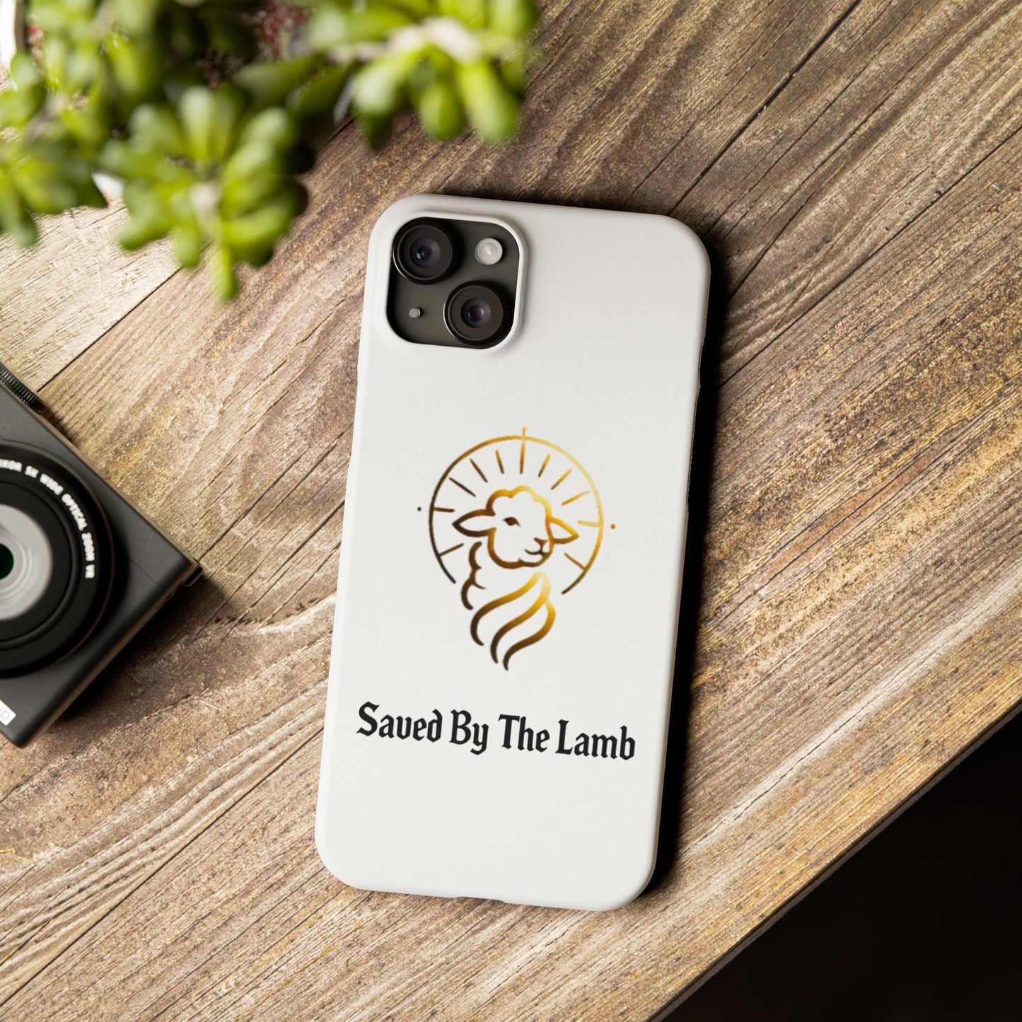 Saved By The Lamb Phone Case