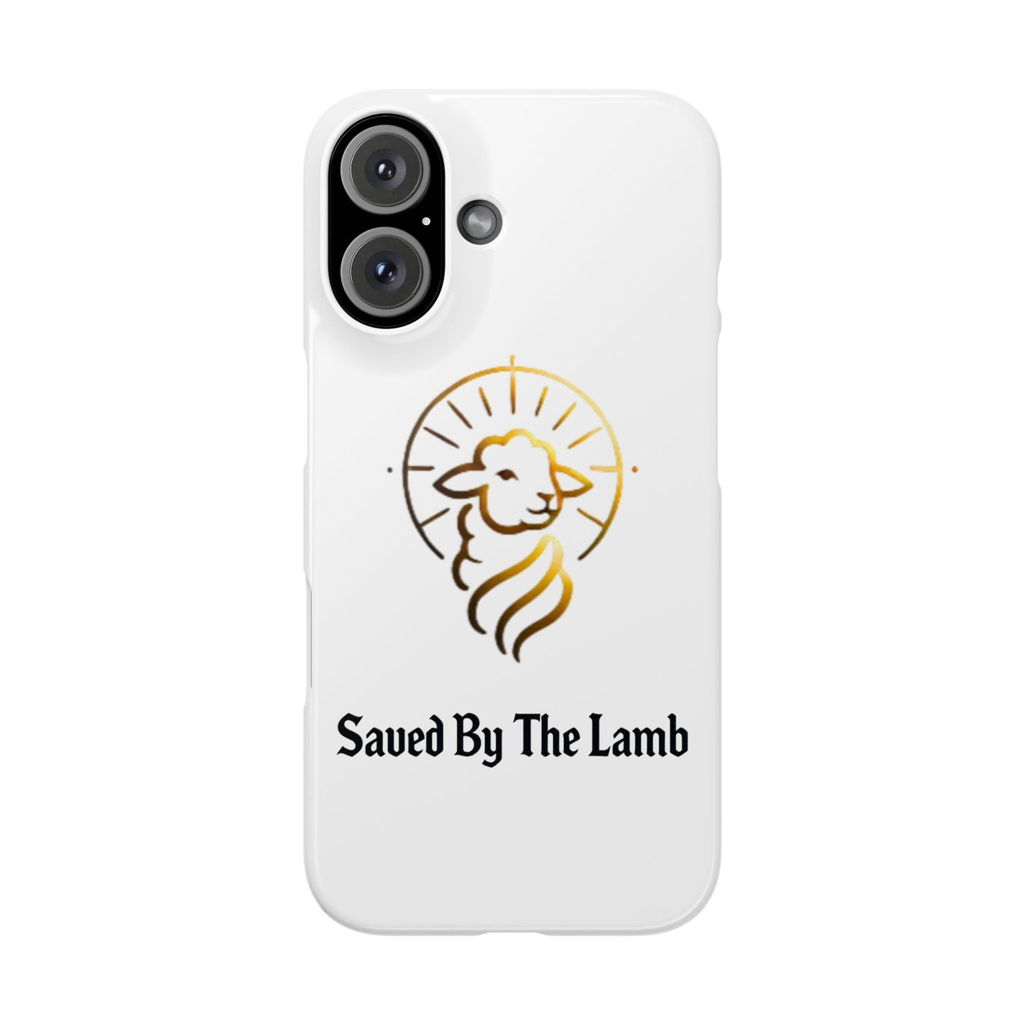 Saved By The Lamb Phone Case