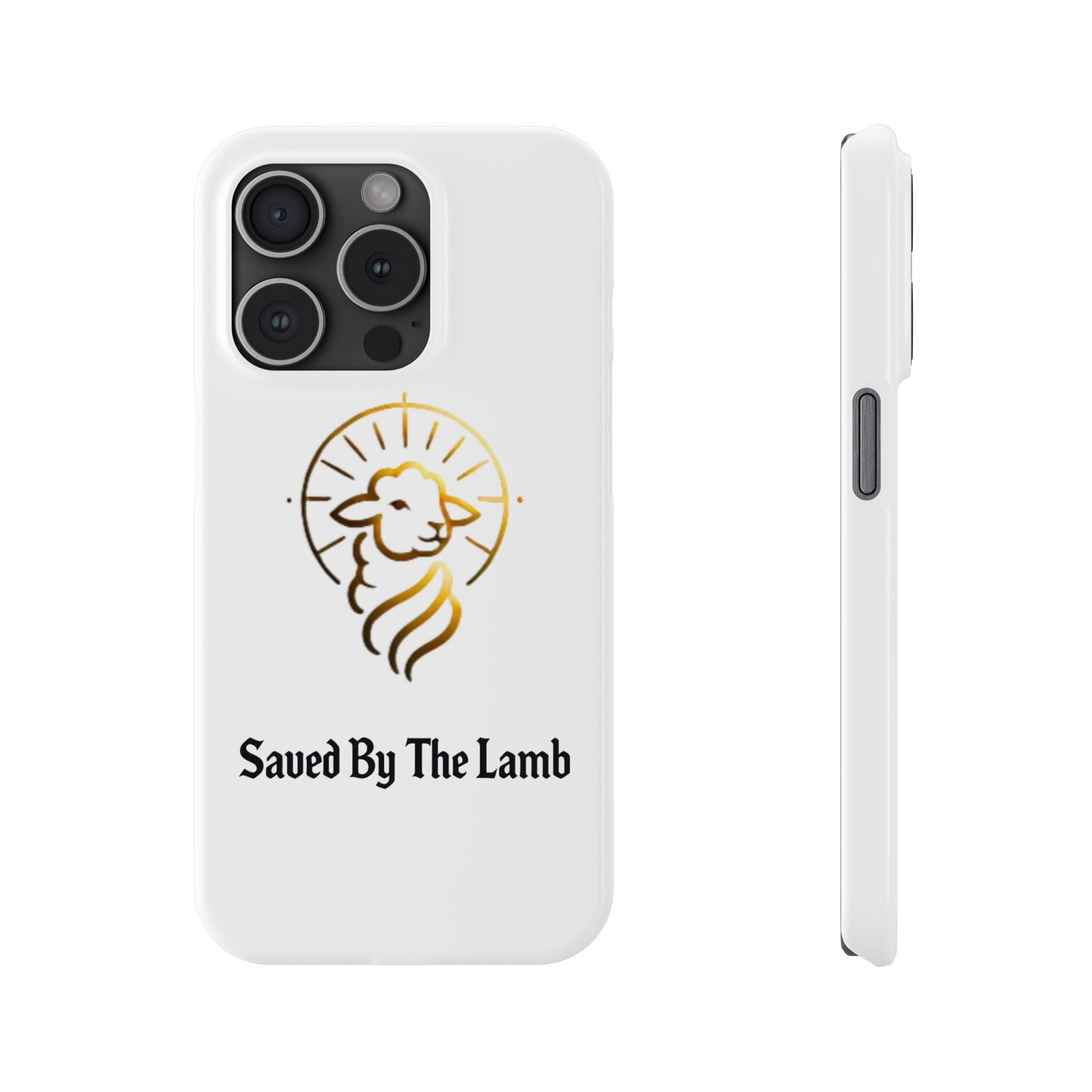 Saved By The Lamb Phone Case