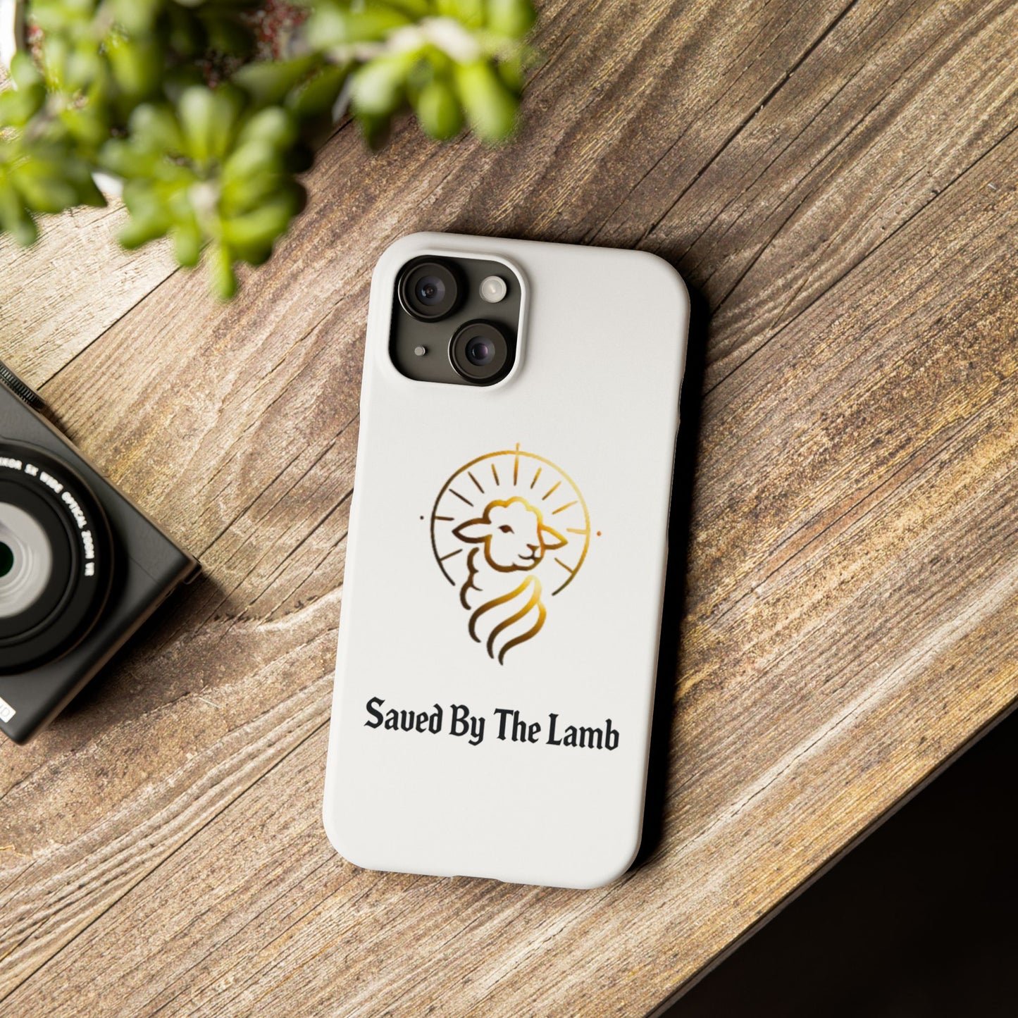 Saved By The Lamb Phone Case