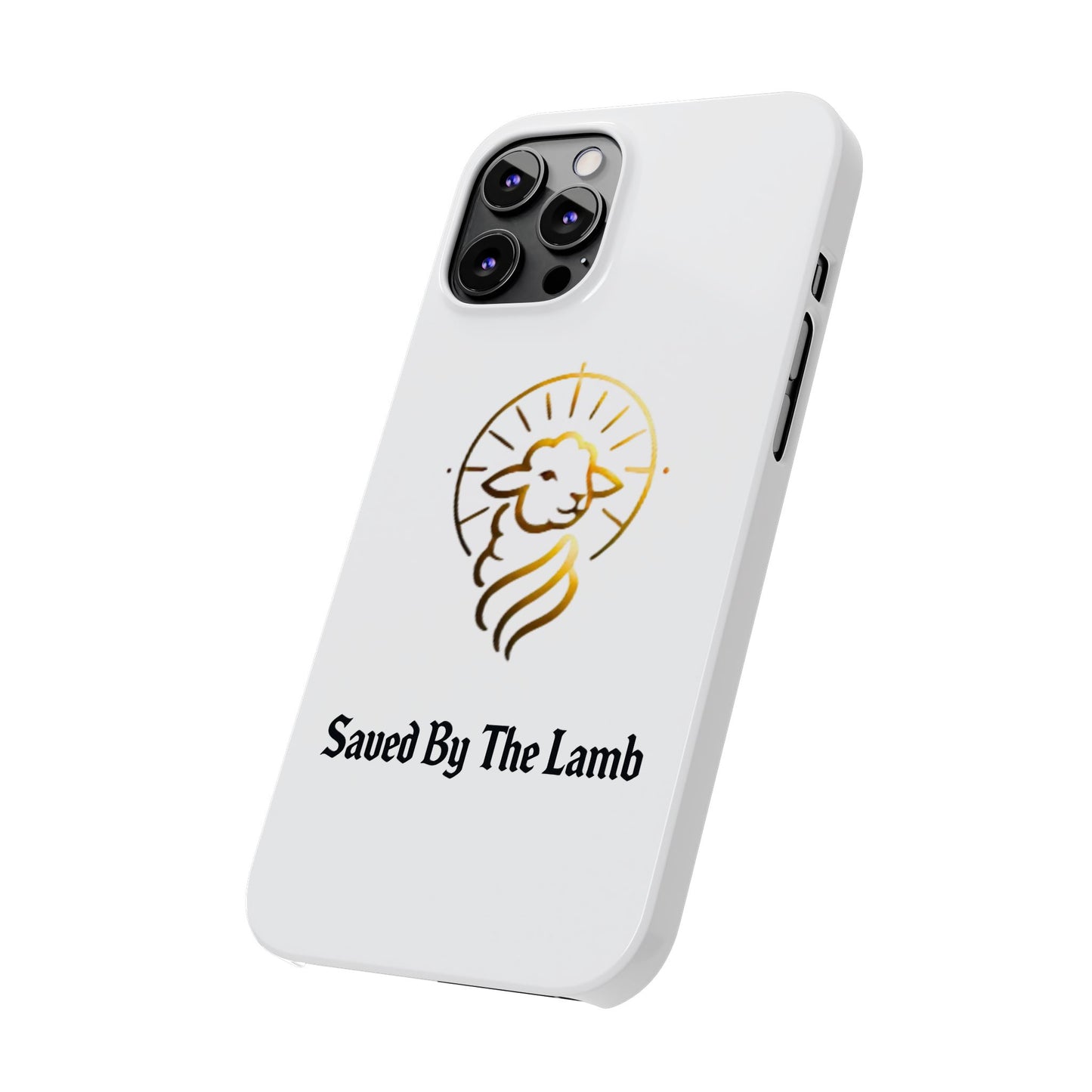 Saved By The Lamb Phone Case