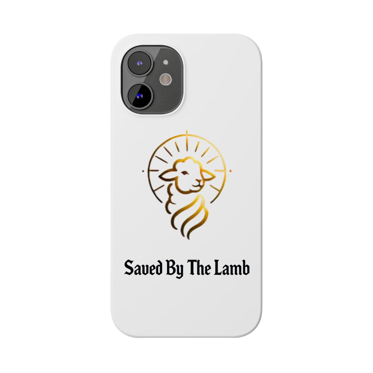 Saved By The Lamb Phone Case