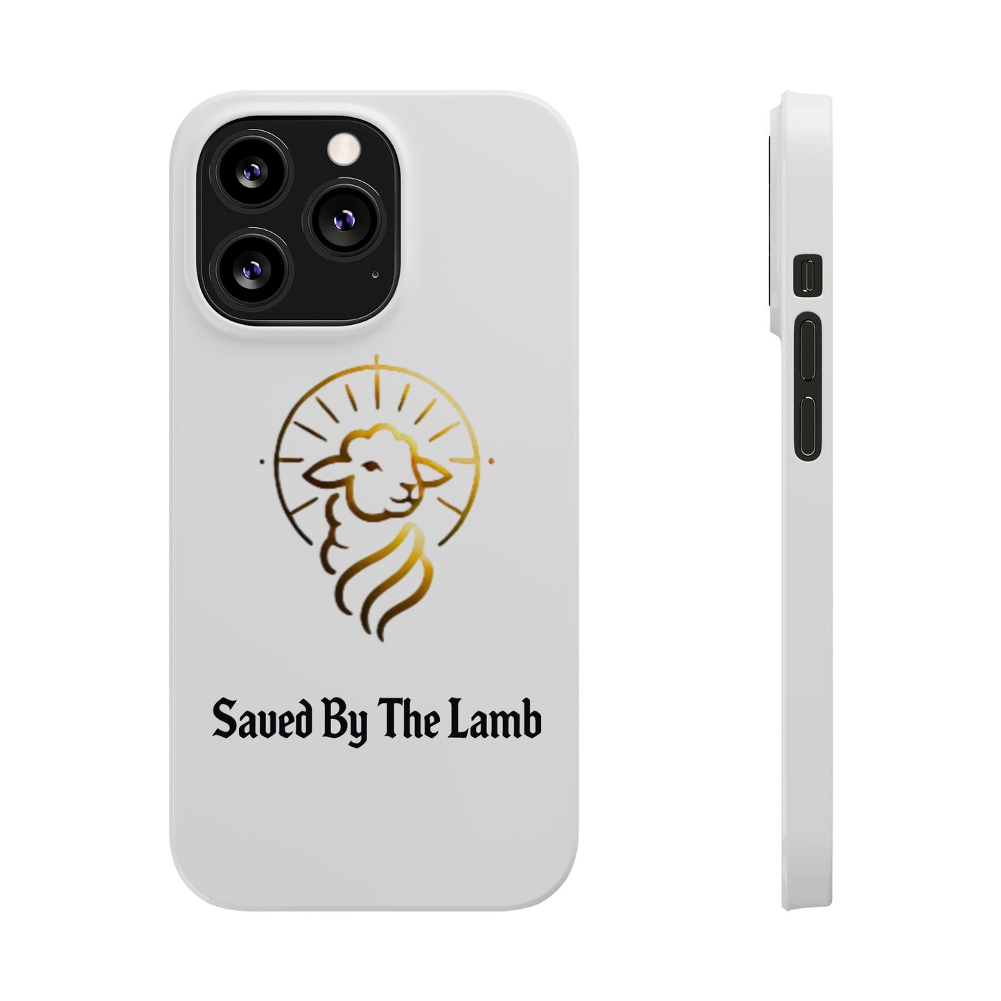 Saved By The Lamb Phone Case