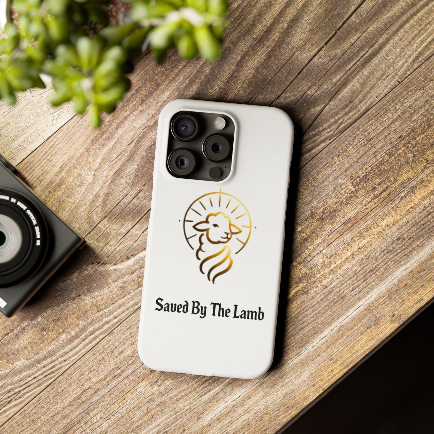 Saved By The Lamb Phone Case