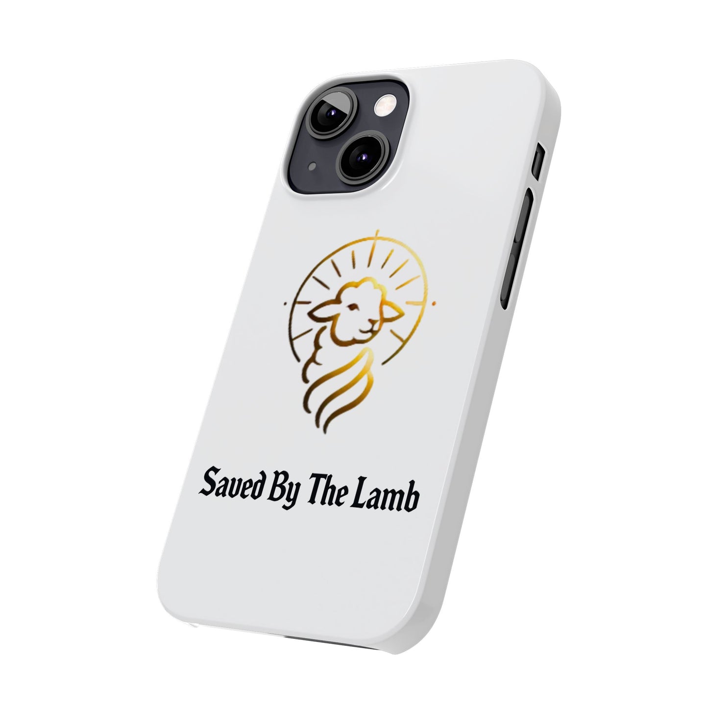 Saved By The Lamb Phone Case