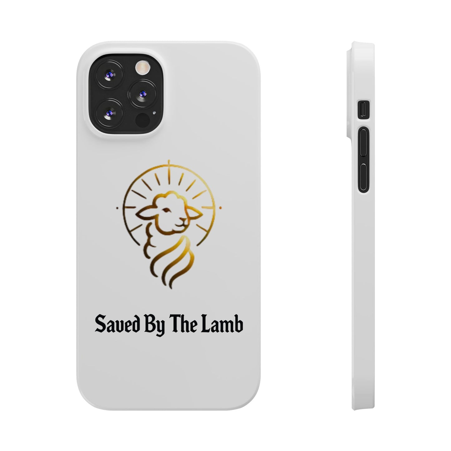 Saved By The Lamb Phone Case