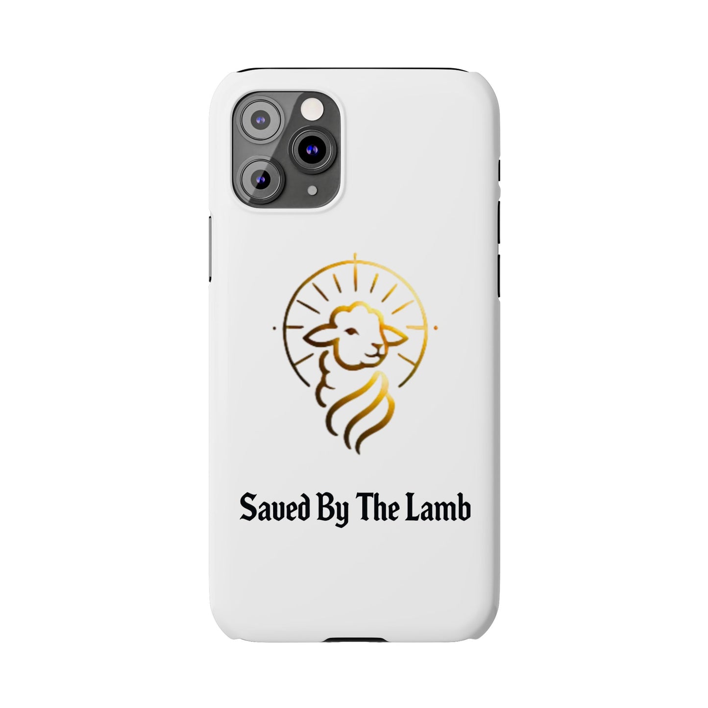 Saved By The Lamb Phone Case
