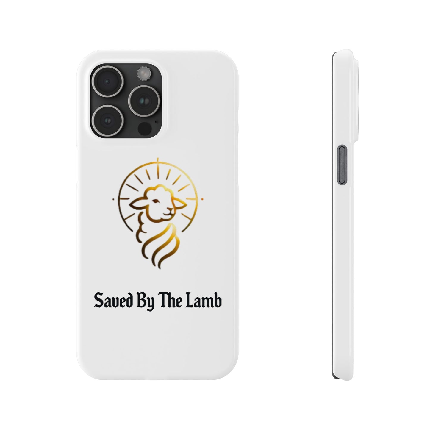 Saved By The Lamb Phone Case