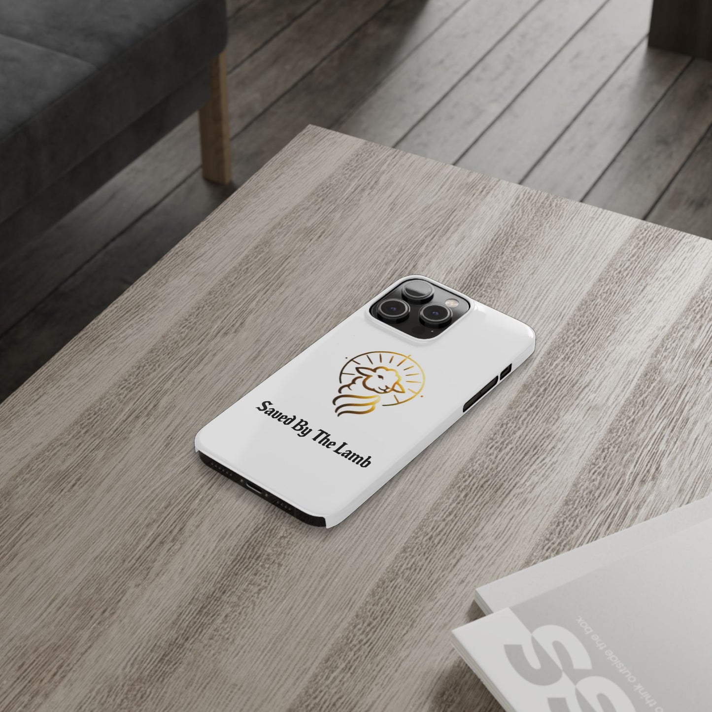 Saved By The Lamb Phone Case