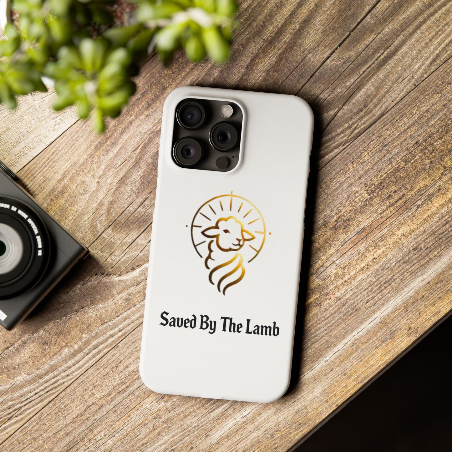 Saved By The Lamb Phone Case