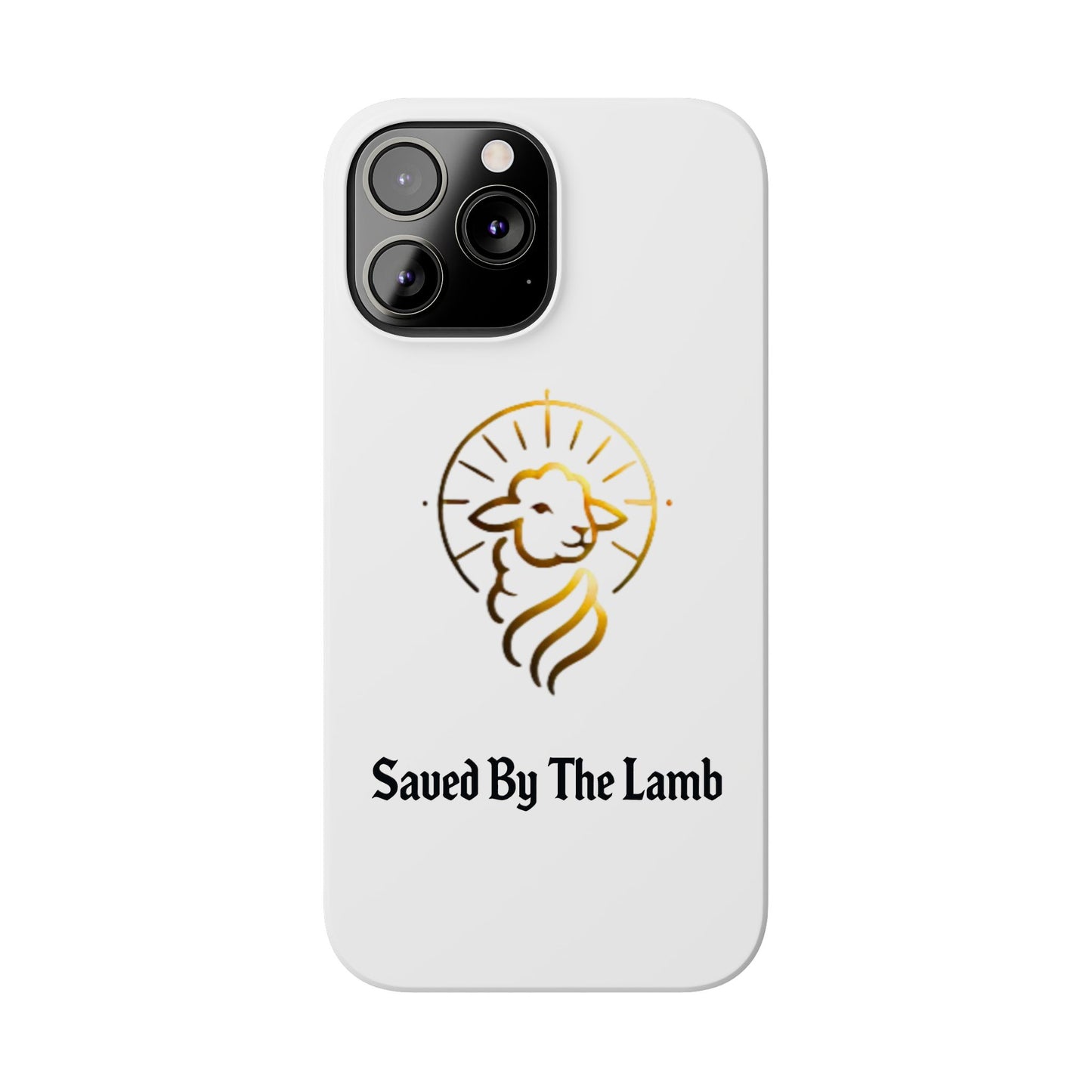 Saved By The Lamb Phone Case