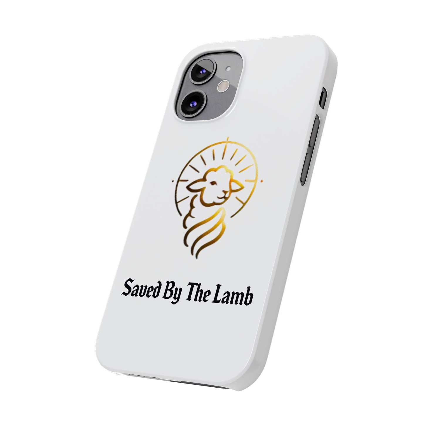 Saved By The Lamb Phone Case
