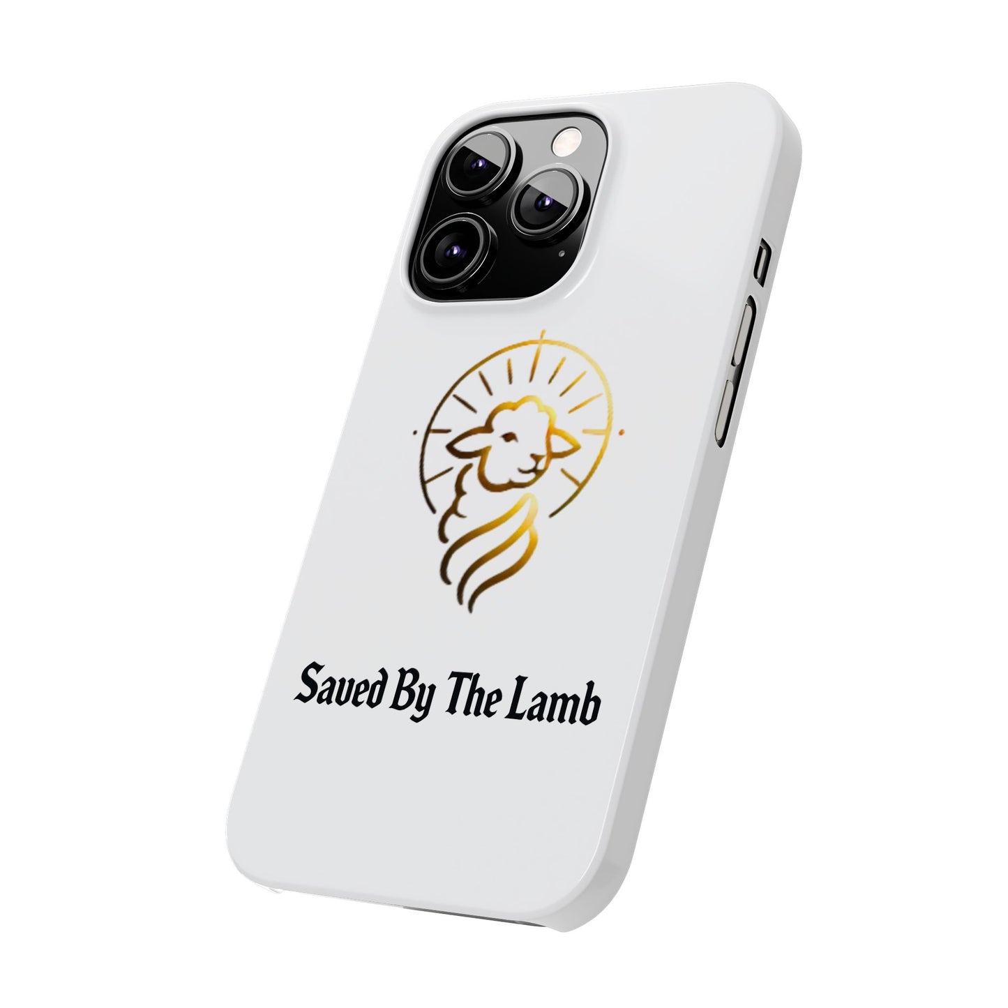 Saved By The Lamb Phone Case