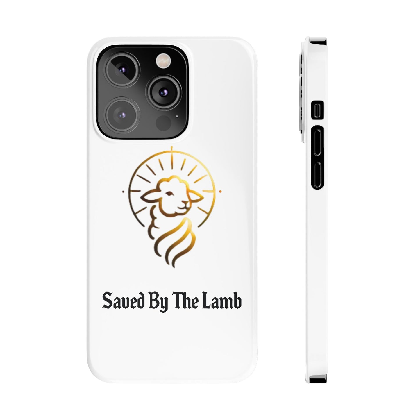 Saved By The Lamb Phone Case