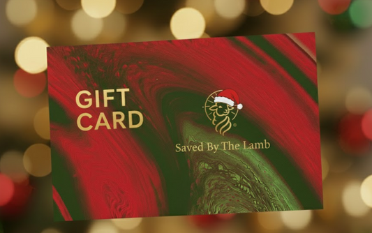 Saved By The Lamb Gift Card